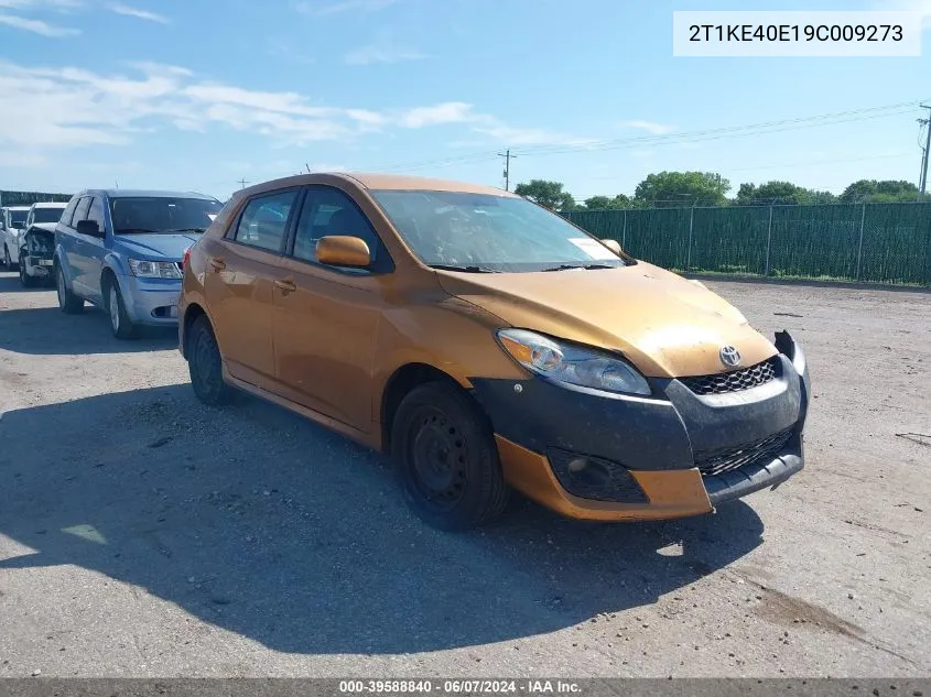 2T1KE40E19C009273 2009 Toyota Matrix S