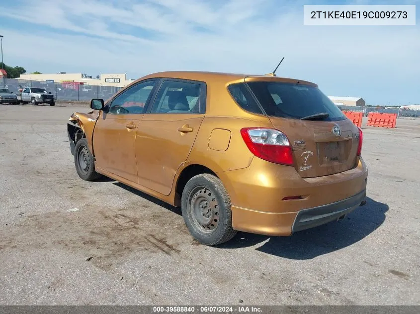 2T1KE40E19C009273 2009 Toyota Matrix S