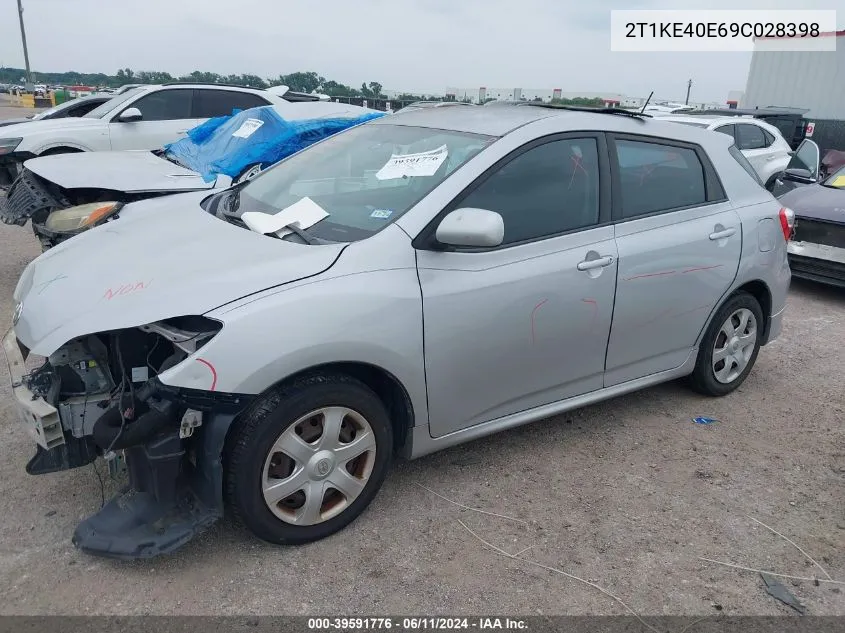 2T1KE40E69C028398 2009 Toyota Matrix S