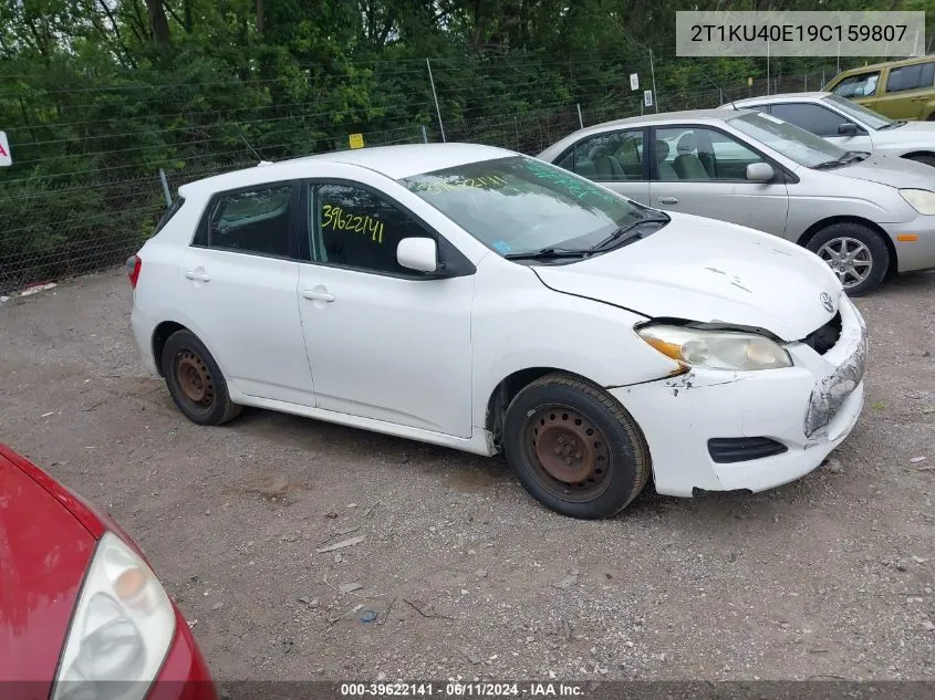 2T1KU40E19C159807 2009 Toyota Matrix