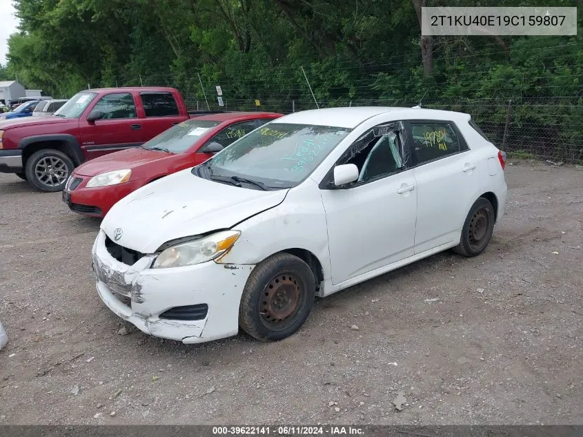 2009 Toyota Matrix VIN: 2T1KU40E19C159807 Lot: 39622141