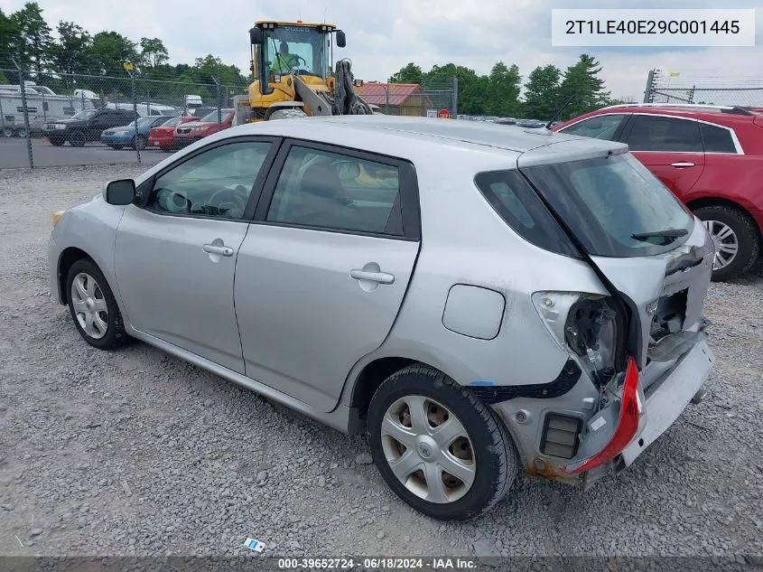 2T1LE40E29C001445 2009 Toyota Matrix S