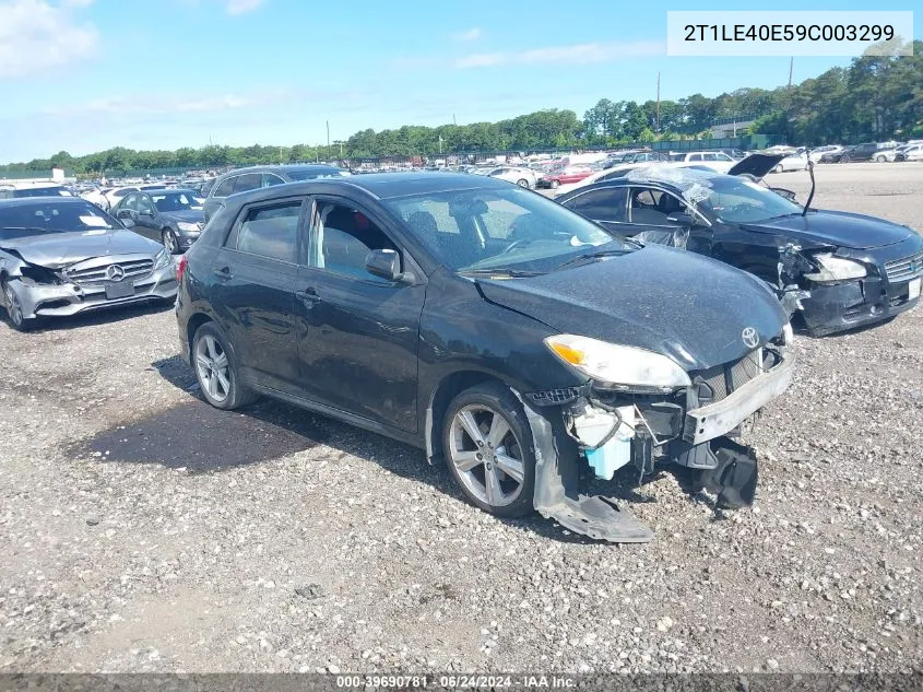 2T1LE40E59C003299 2009 Toyota Matrix S