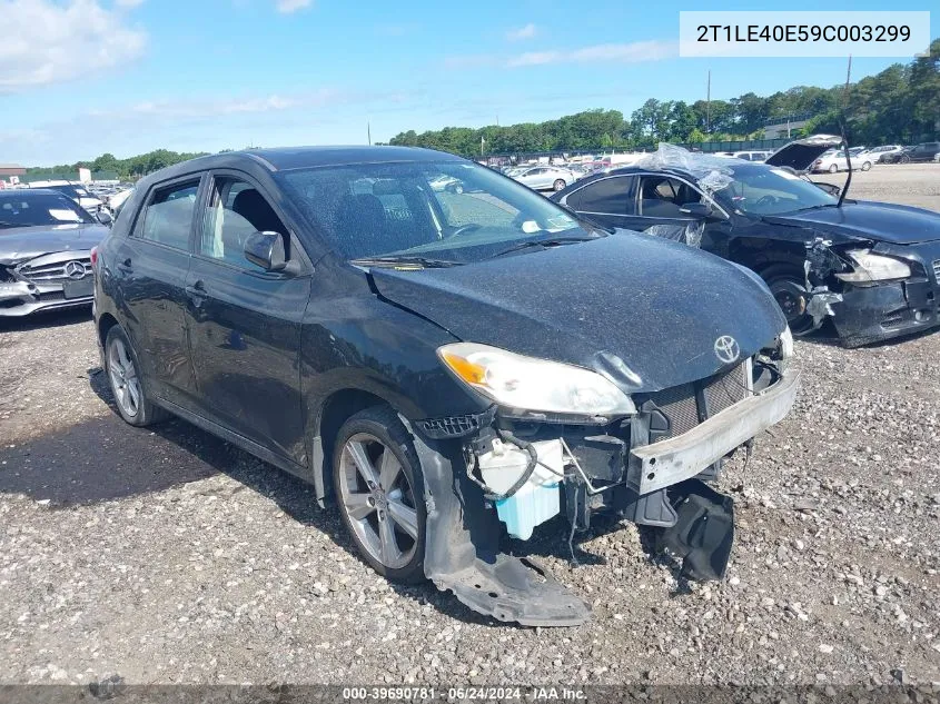 2T1LE40E59C003299 2009 Toyota Matrix S