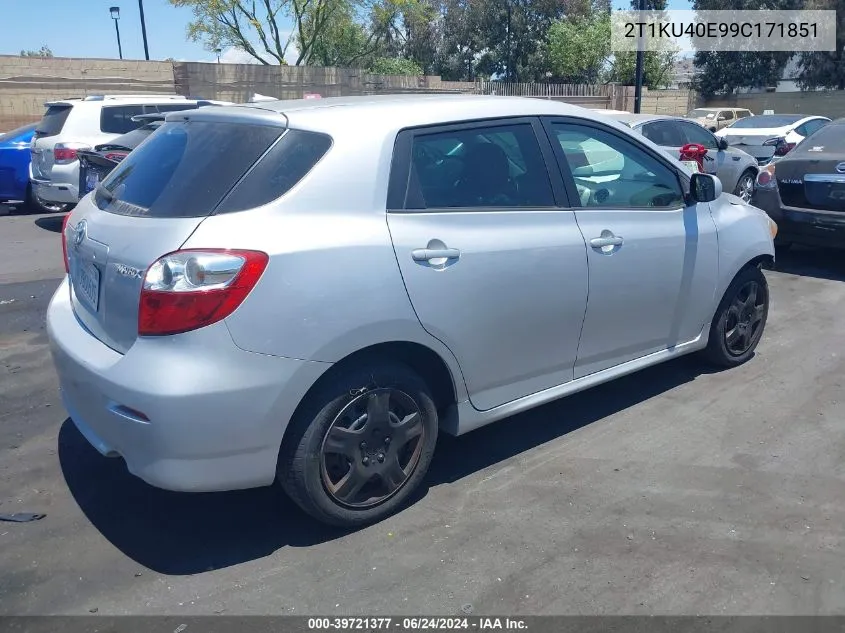 2T1KU40E99C171851 2009 Toyota Matrix