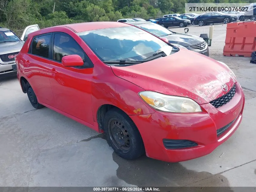 2T1KU40E89C076522 2009 Toyota Matrix