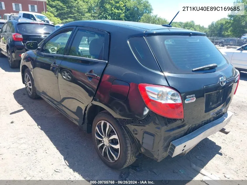 2009 Toyota Matrix VIN: 2T1KU40E89C169685 Lot: 39755768