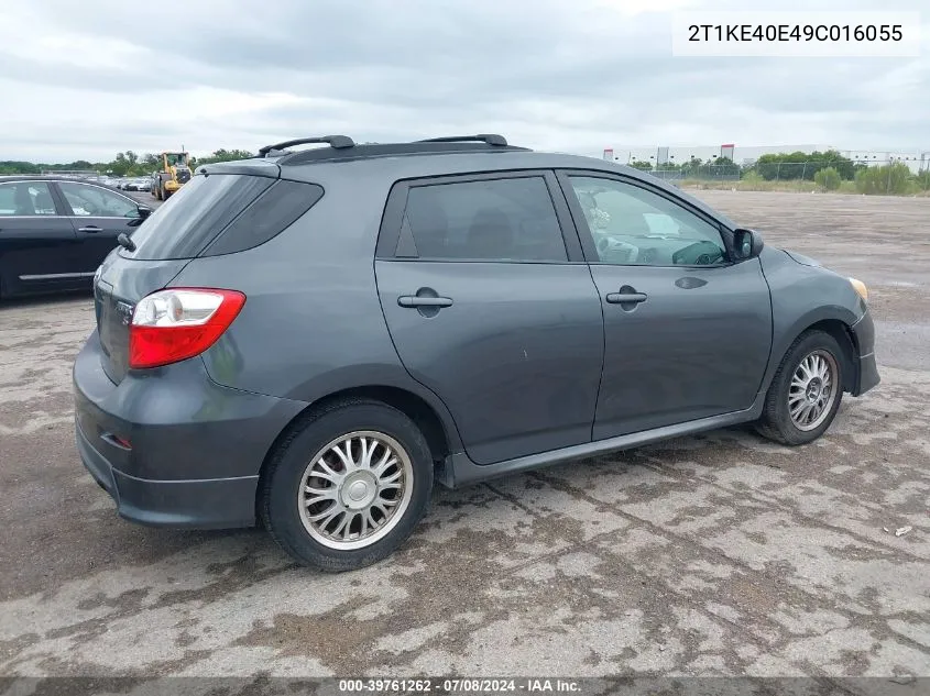 2T1KE40E49C016055 2009 Toyota Matrix S