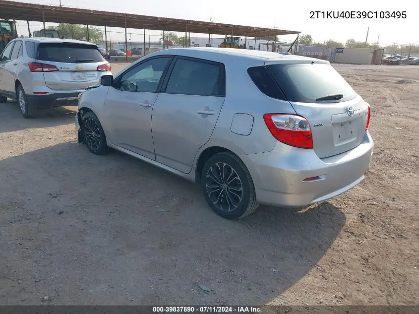 2T1KU40E39C103495 2009 Toyota Matrix