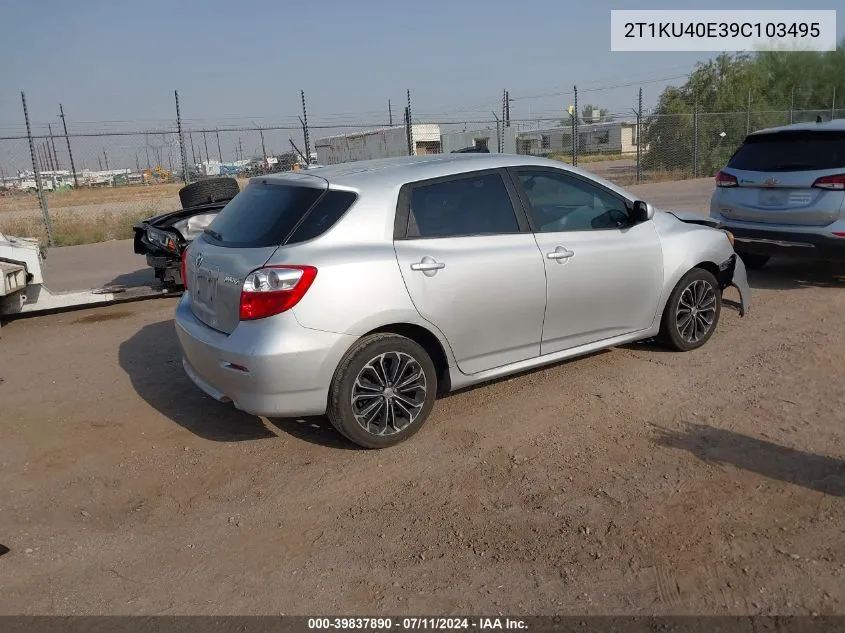 2T1KU40E39C103495 2009 Toyota Matrix