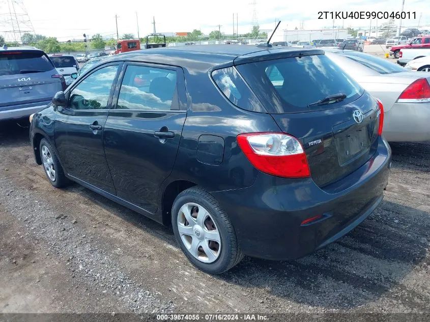 2T1KU40E99C046011 2009 Toyota Matrix