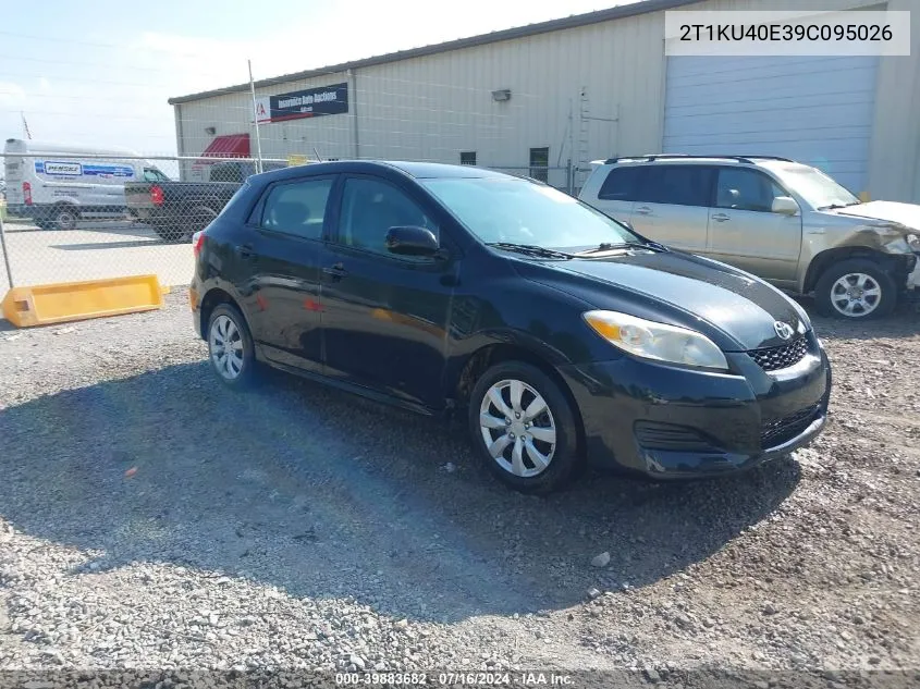 2T1KU40E39C095026 2009 Toyota Matrix