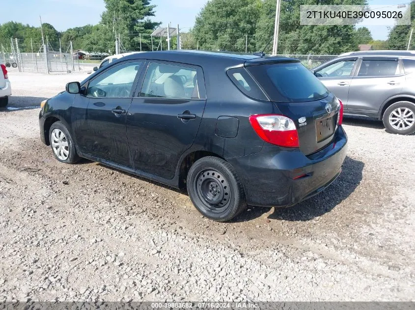 2T1KU40E39C095026 2009 Toyota Matrix