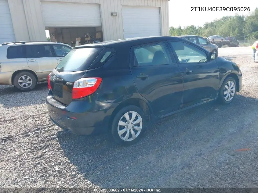 2T1KU40E39C095026 2009 Toyota Matrix