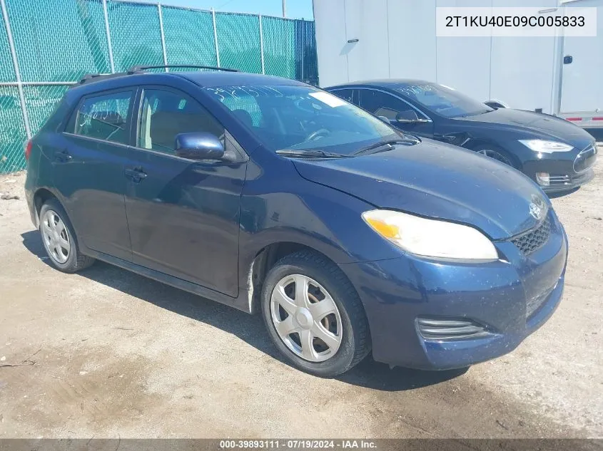 2T1KU40E09C005833 2009 Toyota Matrix