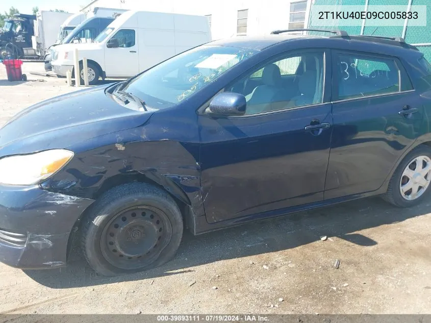 2T1KU40E09C005833 2009 Toyota Matrix