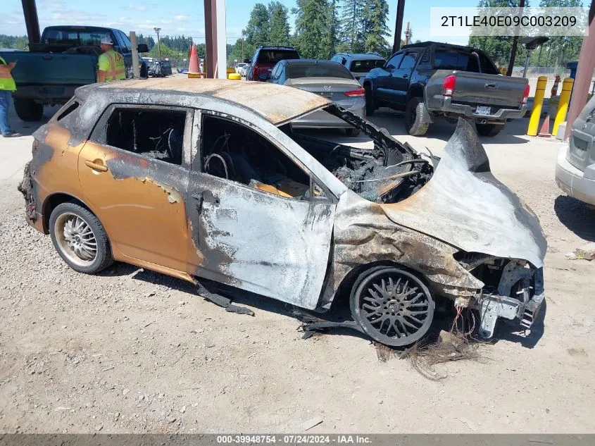 2T1LE40E09C003209 2009 Toyota Matrix S