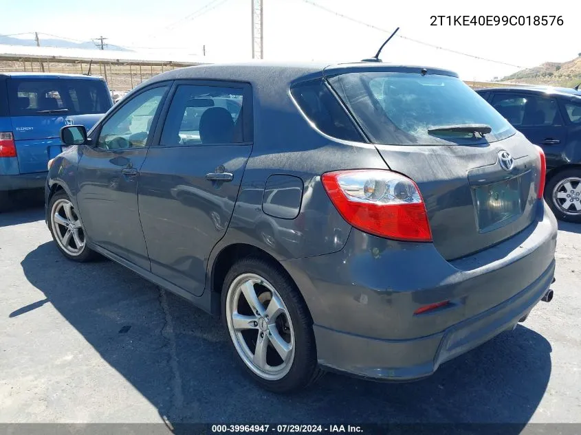 2T1KE40E99C018576 2009 Toyota Matrix S