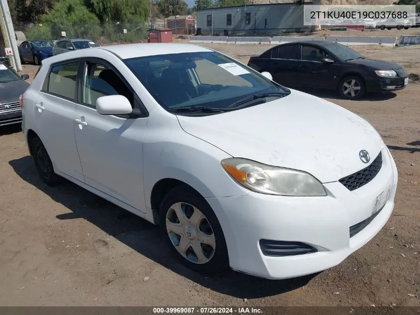 2009 Toyota Matrix VIN: 2T1KU40E19C037688 Lot: 39969087