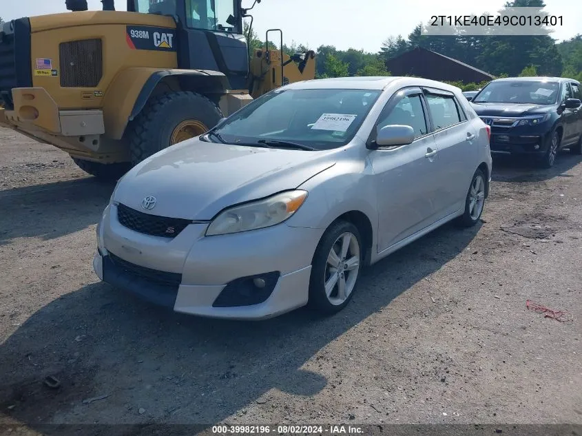 2T1KE40E49C013401 2009 Toyota Matrix S