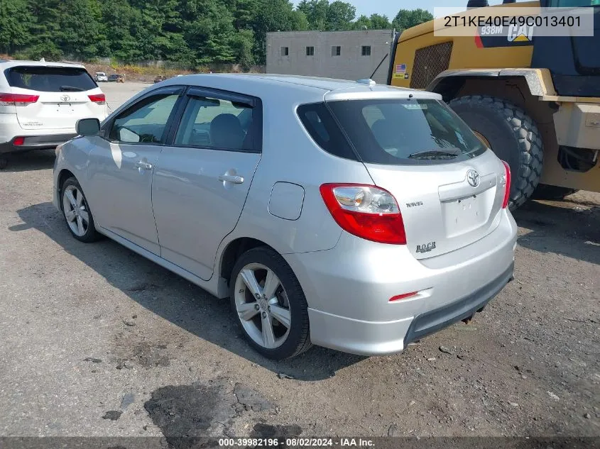 2T1KE40E49C013401 2009 Toyota Matrix S