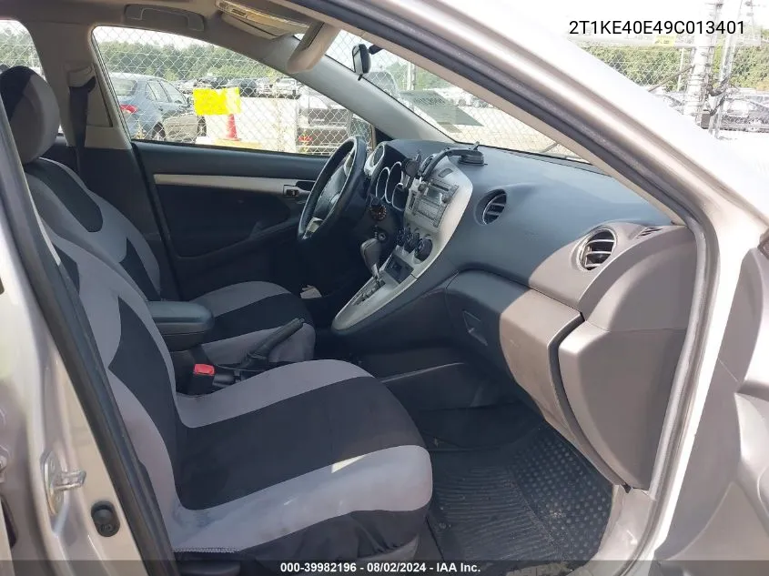 2T1KE40E49C013401 2009 Toyota Matrix S