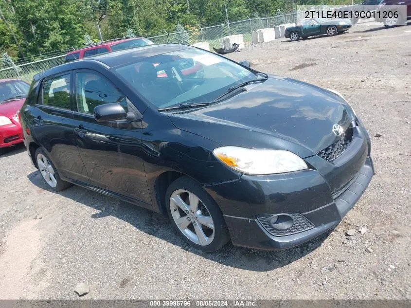 2009 Toyota Matrix S VIN: 2T1LE40E19C011206 Lot: 39995796