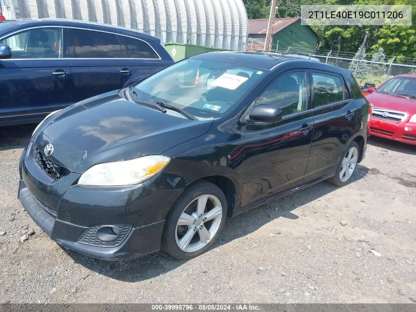 2009 Toyota Matrix S VIN: 2T1LE40E19C011206 Lot: 39995796