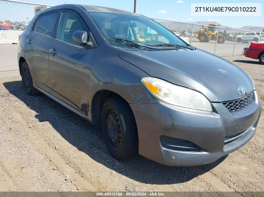 2T1KU40E79C010222 2009 Toyota Matrix