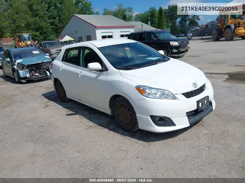 2T1KE40E39C020095 2009 Toyota Matrix S