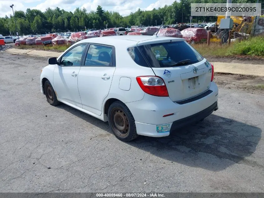 2T1KE40E39C020095 2009 Toyota Matrix S