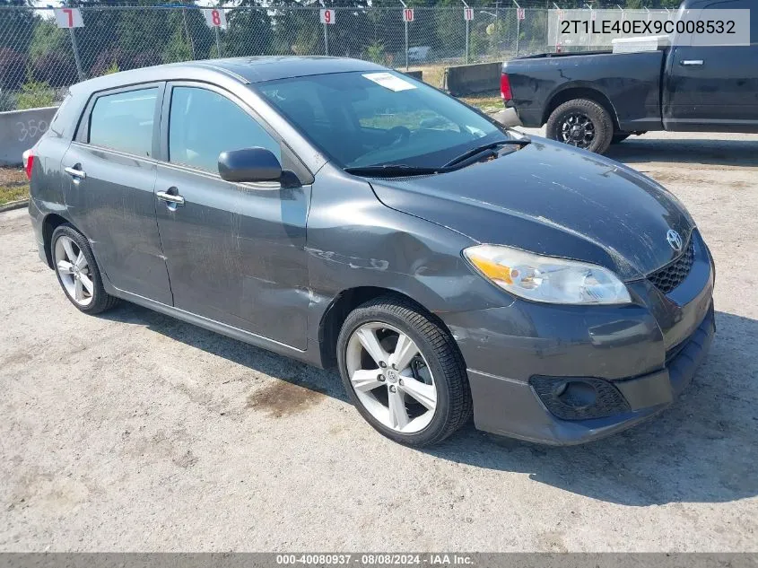 2T1LE40EX9C008532 2009 Toyota Matrix S