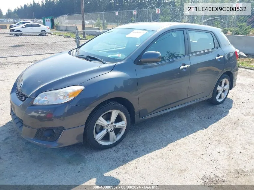 2T1LE40EX9C008532 2009 Toyota Matrix S