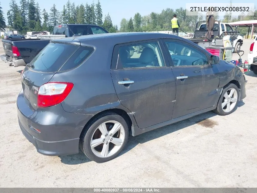 2009 Toyota Matrix S VIN: 2T1LE40EX9C008532 Lot: 40080937