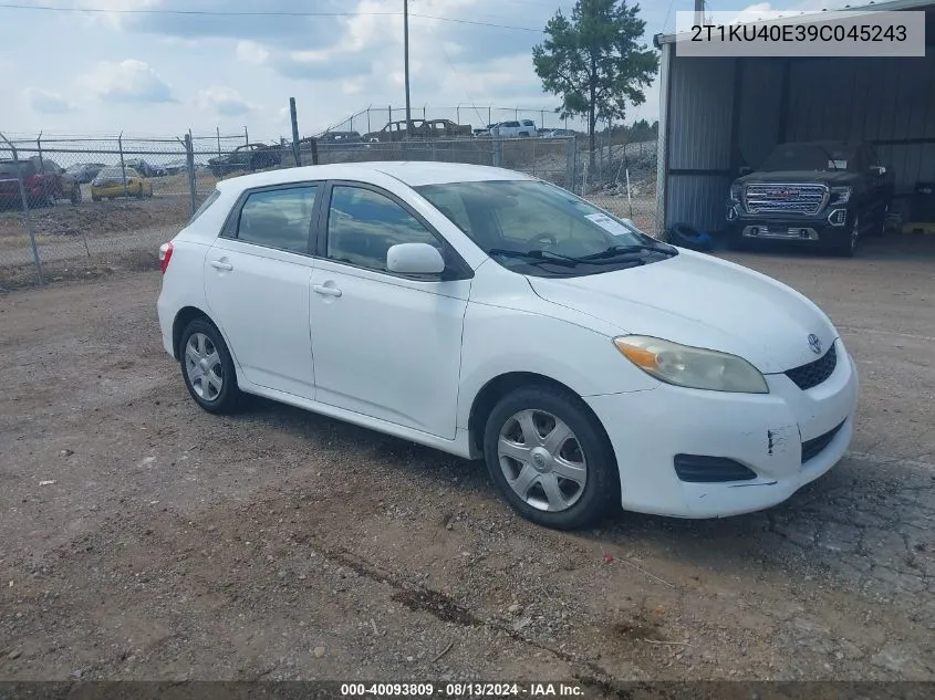 2T1KU40E39C045243 2009 Toyota Matrix