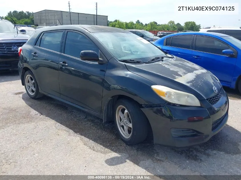 2009 Toyota Matrix VIN: 2T1KU40EX9C074125 Lot: 40098138