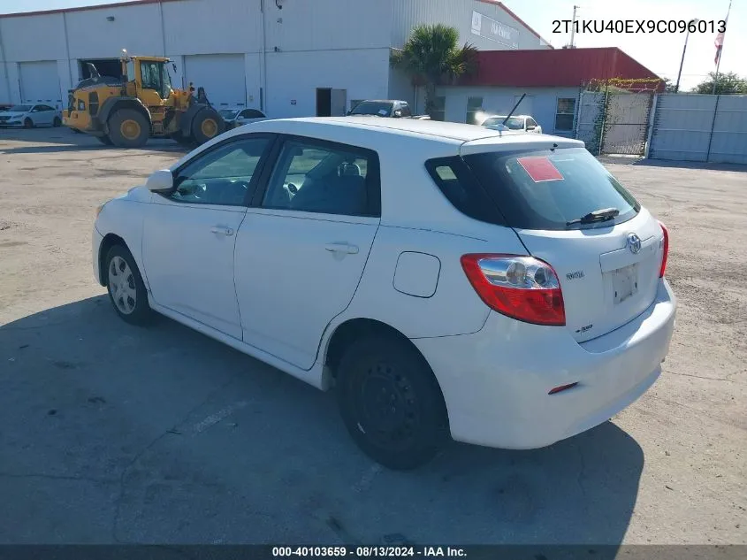 2009 Toyota Corolla Matrix VIN: 2T1KU40EX9C096013 Lot: 40103659