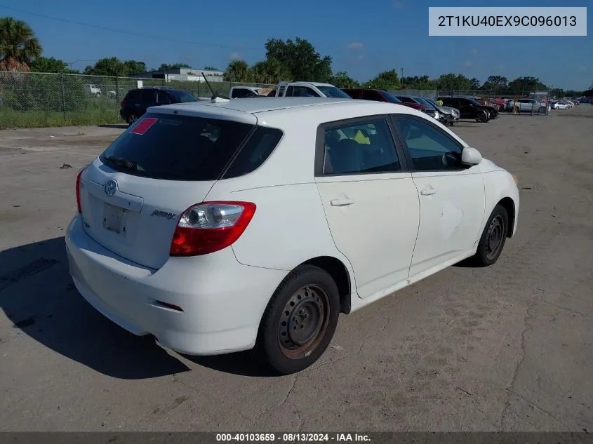 2009 Toyota Corolla Matrix VIN: 2T1KU40EX9C096013 Lot: 40103659