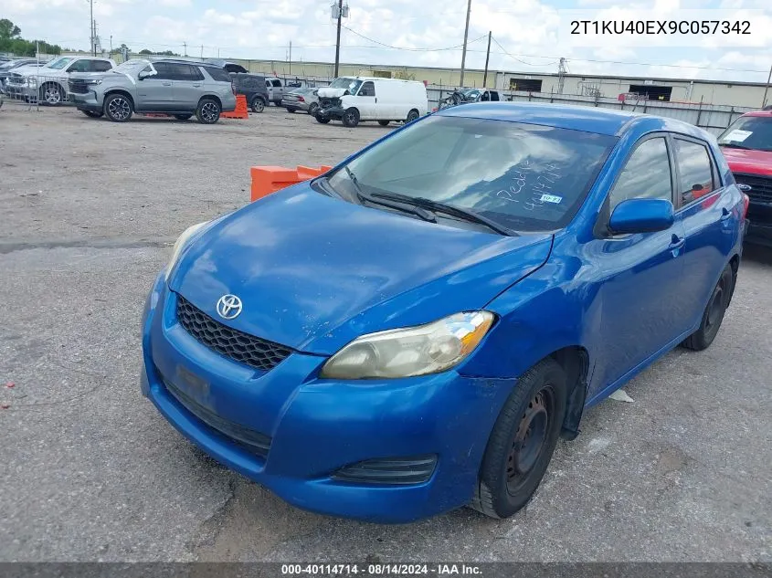 2009 Toyota Matrix VIN: 2T1KU40EX9C057342 Lot: 40114714