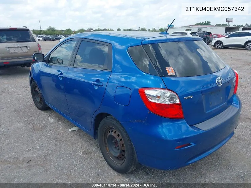 2T1KU40EX9C057342 2009 Toyota Matrix