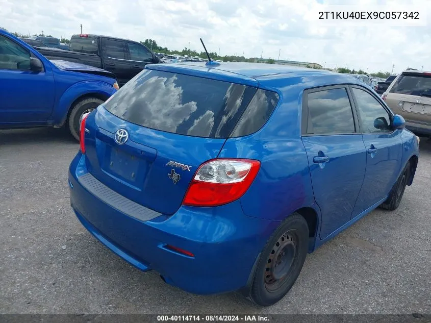 2T1KU40EX9C057342 2009 Toyota Matrix