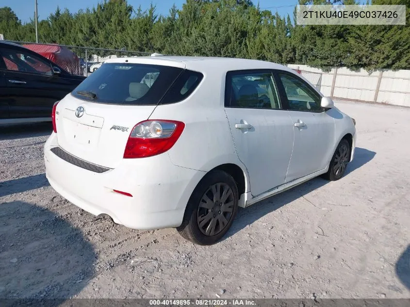 2T1KU40E49C037426 2009 Toyota Matrix