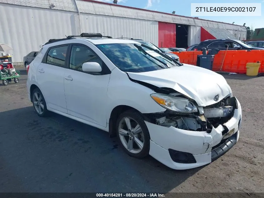 2T1LE40E99C002107 2009 Toyota Corolla Matrix S