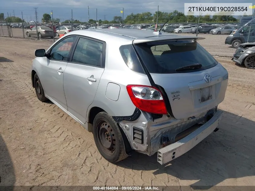 2009 Toyota Matrix VIN: 2T1KU40E19C028554 Lot: 40164084