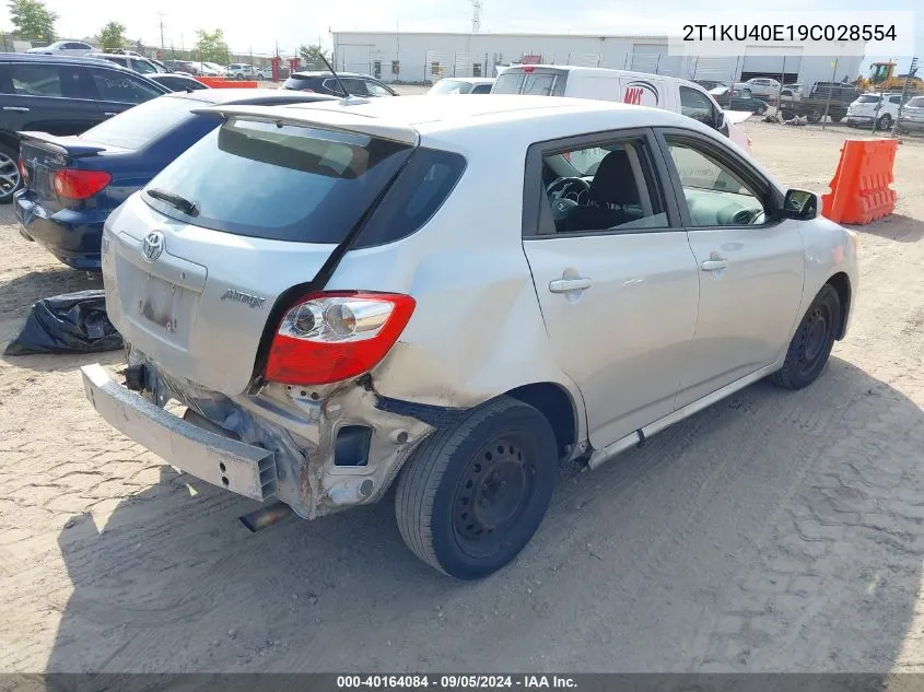 2T1KU40E19C028554 2009 Toyota Matrix