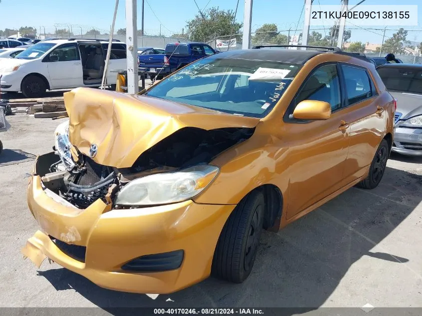 2T1KU40E09C138155 2009 Toyota Matrix