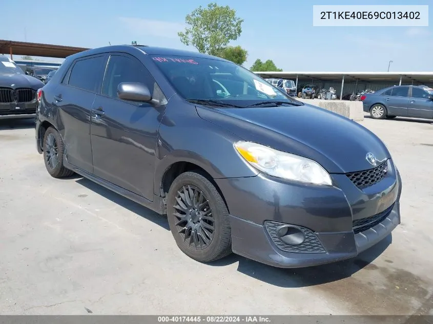 2009 Toyota Matrix S VIN: 2T1KE40E69C013402 Lot: 40174445