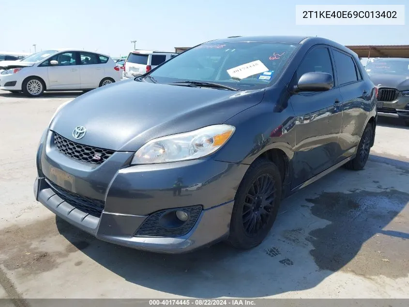 2009 Toyota Matrix S VIN: 2T1KE40E69C013402 Lot: 40174445