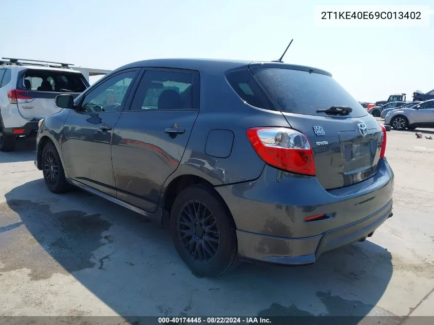 2009 Toyota Matrix S VIN: 2T1KE40E69C013402 Lot: 40174445