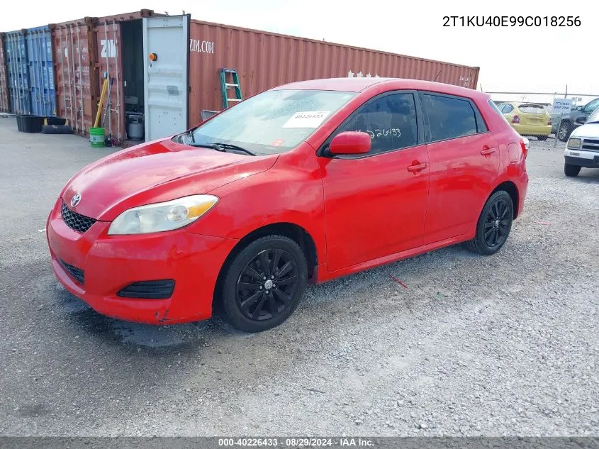 2T1KU40E99C018256 2009 Toyota Matrix